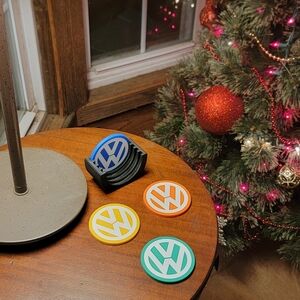 Volkswagen Logo Coasters Set
